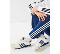 adidas Originals Mens Samoa Trainers, Off White/Dark Blue/Gold Met., Size 6, Men Off White/Dark Blue/Gold Met.
