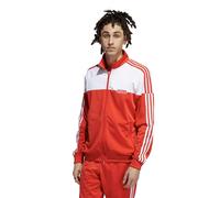 adidas ORIGINALS MENS SPLIT FIREBIRD TRACK JACKET TOP RETRO SPORTS RED WHITE