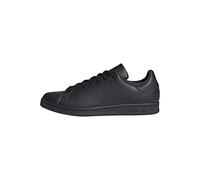 adidas Originals Men's Stan Smith (End Plastic Waste) Sneaker, Black/Black/White, 5 UK