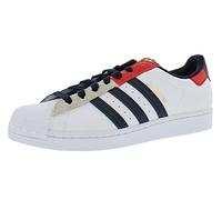adidas Originals Men's Superstar Sneaker, Cloud White/Legend Ink/Red, 5.5 UK