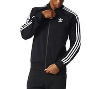 adidas Originals Men's Superstar Track Jacket, Black, Small