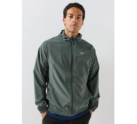 adidas Originals Men's Tech Trefoil Essentials Hooded Full Zip Track Top, Grey, Size M, Men Grey