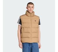 ADIDAS Originals Mens Tonal Puffer Vest - Brown - Size Medium