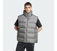 adidas Originals Mens Tonal Puffer Vest - Grey Recycled Material - Size X-Small