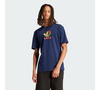 adidas Originals Mens Training Supply Short Sleeve Tee - Dark Navy Cotton - Size X-Small