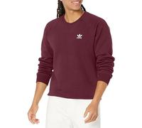 adidas Originals Men's Trefoil Essentials Crew Neck, Maroon, S