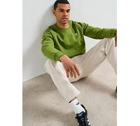adidas Originals Men's Trefoil Essentials Crew Sweatshirt, Tech Olive, Size Xs, Men Tech Olive
