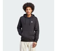 adidas Originals Mens Trefoil Essentials Hoodie - Black Cotton - Size Small