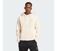adidas Originals Mens Trefoil Essentials Hoodie French Terry - Ivory Cotton - Size Medium