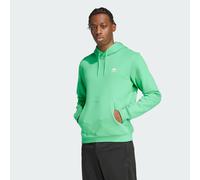 adidas Originals Mens Trefoil Essentials Hoodie - Green Cotton - Size Large