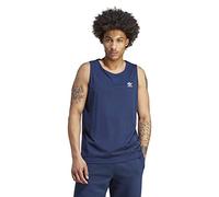 adidas Originals mens Trefoil Essentials Tank Top, Night Indigo, XS