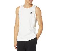 adidas Originals Men's Trefoil Essentials Tank Top, White, Large