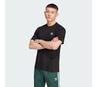 adidas Originals Mens Trefoil Essentials Tee - Black Cotton - Size Small
