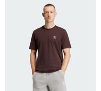 adidas Originals Mens Trefoil Essentials Tee - Brown Cotton - Size X-Small