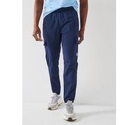 adidas Originals Mens Trefoil Essentials Woven Cargo Pant, Night Indigo, Size S, Men Night Indigo