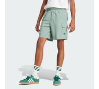 adidas Originals Mens Trefoil Essentials Woven Cargo Shorts - Green Recycled Material - Size X-Small