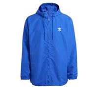 adidas Originals Men's Trefoil Windbreaker Blue Lightweight Hooded Zip Jacket OG