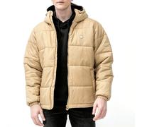 Adidas Originals Men's Winter Jacket Parka Quilted Puffer Camel Beige White