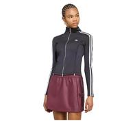 adidas Tracksuit jacket LONG SLEEVE ZIPPED T-SHIRT in Black EU M
