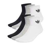 Adidas Originals Mid Ankle 6 Pair Socks White