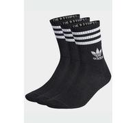 adidas Originals Mid Cut Pack of 3 Sporty Socks White