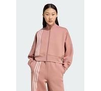 adidas Originals Off Placed 3-Stripes Zip Up, Light Pink, Size Xs, Women Light Pink