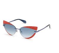 Adidas Originals OR0016 68C Womenâs Sunglasses Red Size 64