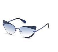 Adidas Originals OR0016 90W Womenâs Sunglasses Blue Size 64