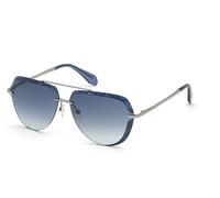 Adidas Originals OR0018 90W Men's Sunglasses Blue Size 63