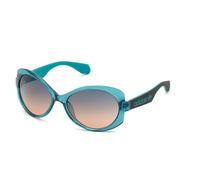 Adidas Originals OR0020 87W Womenâs Sunglasses Blue Size 56