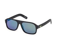 Adidas OR0141 02Q Unisex Sunglasses Acetate Black Green Pilot Normal