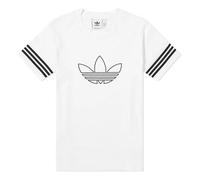 adidas originals Outline Logo Short Sleeve White FM3894 S