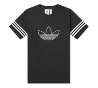 adidas originals Outline Tee Logo Short Sleeve Black FM3897 L