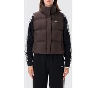 adidas ORIGINALS Padded and Quilted Vest with High Neck and Trefoil Logo - Size: L - female