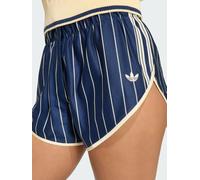 adidas Originals Pinstripe Firebird Shorts, Dark Blue, Size Xl, Women Dark Blue