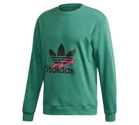 Adidas Originals PT3 Trefoil Sweatshirt Chameleon Iguana FM3702 Glory Green XS