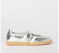 adidas ORIGINALS Samba Jane Mary Jane Ballet Flats in Laminated Leather with Logo - Size: 7 - female