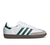 adidas Originals Samba Mens Sneakers, Cloud White/Collegiate Green/Clear Granite, 10.5