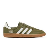 adidas Originals Samba Mens Sneakers, Focus Olive/Wonder White/Gum, 6.5