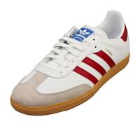 adidas Originals Samba Mens Sneakers, White/Black/Grey, 9