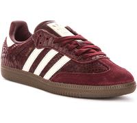 Adidas Originals Samba OG Burgundy Maroon Womens Trainers Shoes Gum Sole