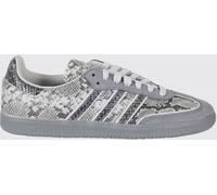 adidas ORIGINALS Samba OG Leather Sneakers with Python-Effect Print - Size: 4½ - male