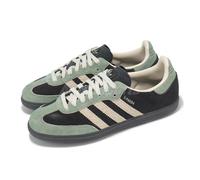 adidas Originals Samba OG W Black Silver Green Women Casual Shoes JI2680