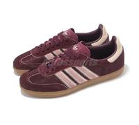 adidas Originals Samba OG W Maroon Sand Strata Pony Women Casual Shoes JP5330