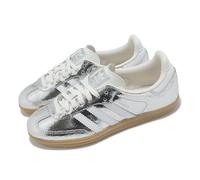 adidas Originals Samba OG W Silver Metallic Cracked Leather Women Casual JR0035