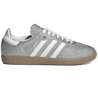 adidas Originals Samba OG Womens Sneaker, Shine Silver Metallic, 5