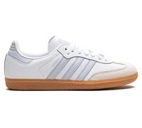 adidas Originals Samba OG Womens Sneaker, White Halo Blue Gum, 7