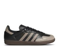adidas Originals Samba OG Women's Sneakers, Core Black/Wonder Beige/Gold Metallic, 10