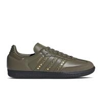 adidas Originals Samba OG Women's Sneakers, Medium Dark Khaki/Olive Strata/Core Black, 8.5