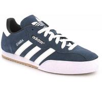 (8.5) adidas Originals Samba Super Suede Trainers - Navy